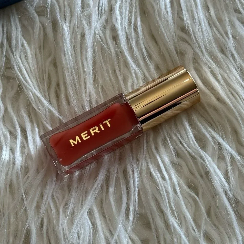 Merit Shade Slick Hydrating Tinted Lip Oil Jete